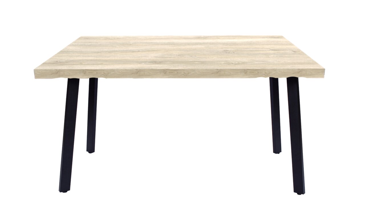 Стол Фостер М 1200*800*750 Ноги КС-60 /черный металл (комплект) (Дуб Мадуро 6289)