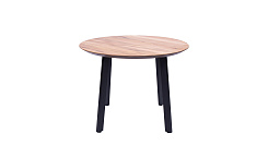 Стол Раунд лайт D=1000 мм Натуральный дуб/Ноги КС-60*